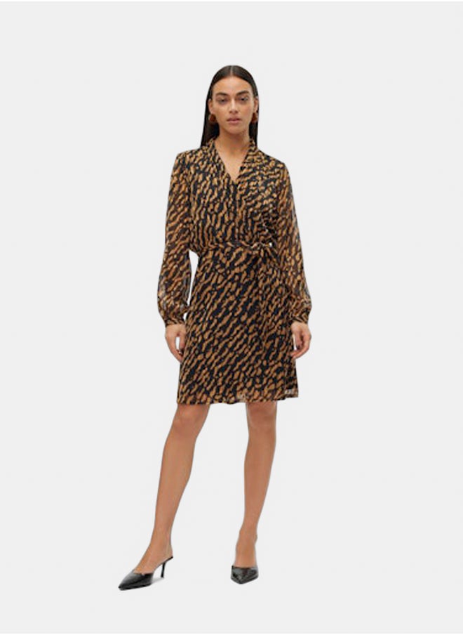VERO MODA Vmrie L/S Abk Wrap Dress Wvn Btq Ga  - Image 1