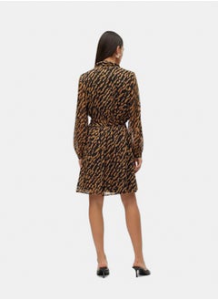 VERO MODA Vmrie L/S Abk Wrap Dress Wvn Btq Ga  - Image 3