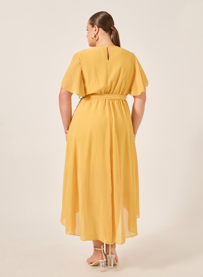 Styli Chiffon High-Low Dress  - Image 5