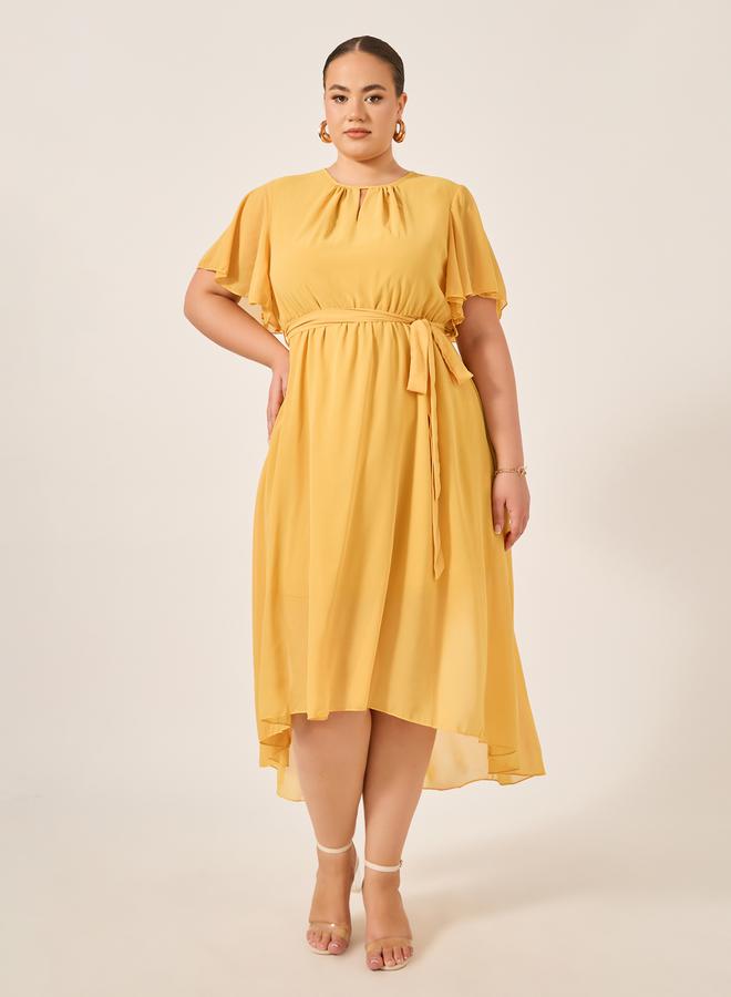 Styli Chiffon High-Low Dress  - Image 2