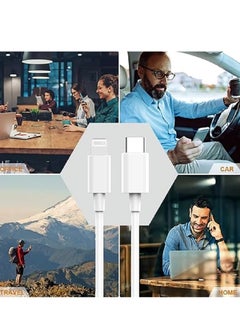 ION 1M USB-C to Lightning Cable for iPhone 14 Pro Max 13 12 11 X XS XR 8 Plus Airpods Support Power Delivery and Data Transfer  - Image 5