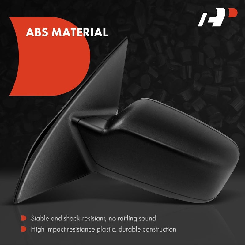 A-Premium Driver Side Power Door Mirror for Ford Fusion & Mercury Milan (2006-2010) - Heated, Non-Folding, Black with Puddle Light - Image 3