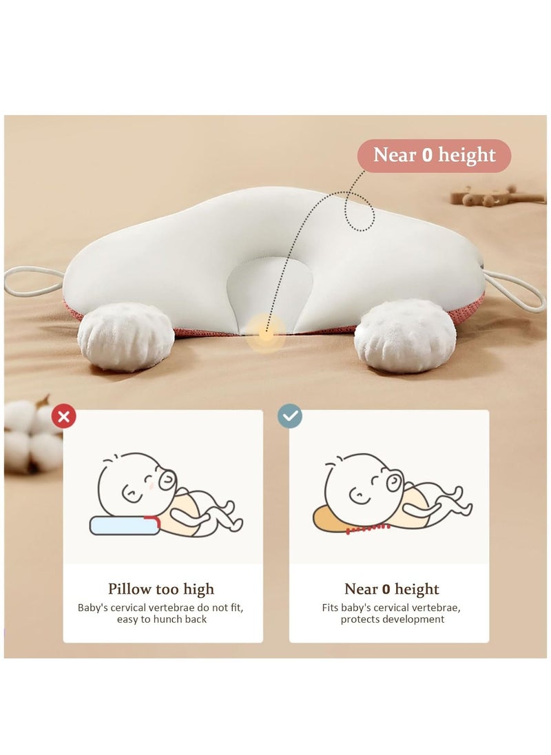 Gerenic - Side Sleeping Pillow for Baby, Comfortable Adjustable Baby Pillow Anti-deflection Anti-roll Side Sleeper Wedge, for 0-12 Months Babies - Image 1