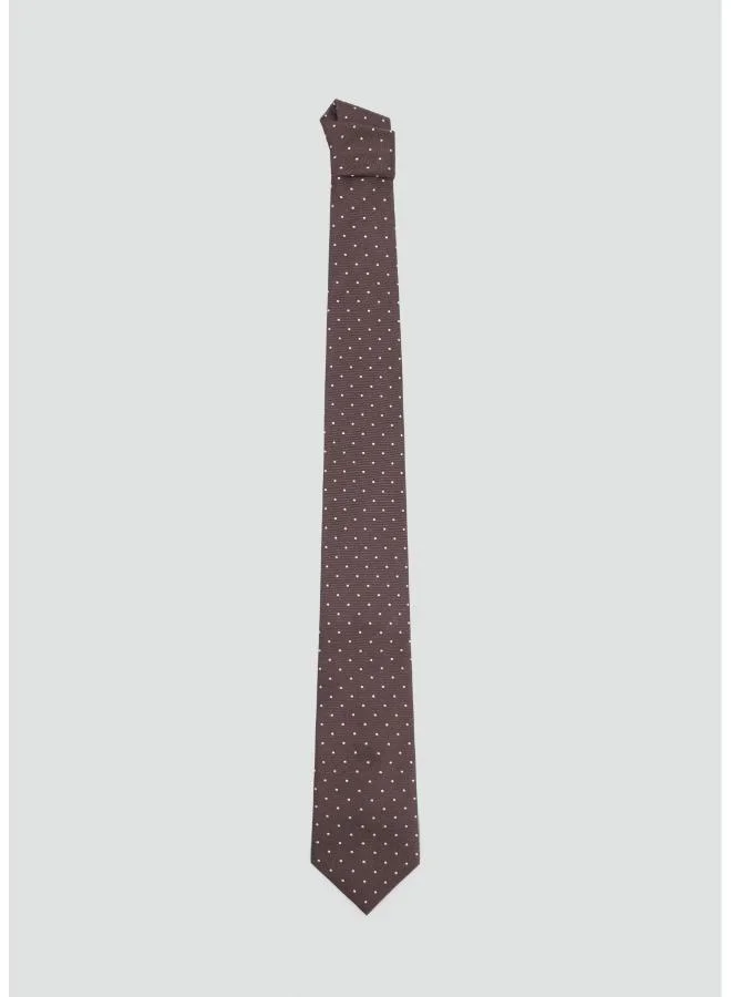مانجو مان Silk Cotton Polka Dot Tie