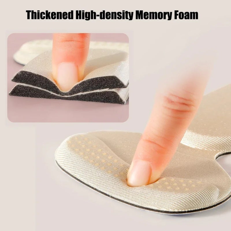 10Pairs T Shape Foam Heel Pads Reduce Shoe Size Insert for Too Big High Heels Cushioning Protectors for Pain Relief and Comfort All Day - Image 4