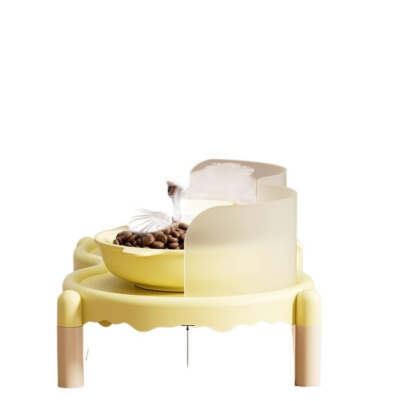 Floor Mat Use Food and Water Pet Bowl Raised Double with Anti Tip Base Feeding Bowl Feeding Accessory Daily Feeding Home Use for Cats and Dogs - Image 5