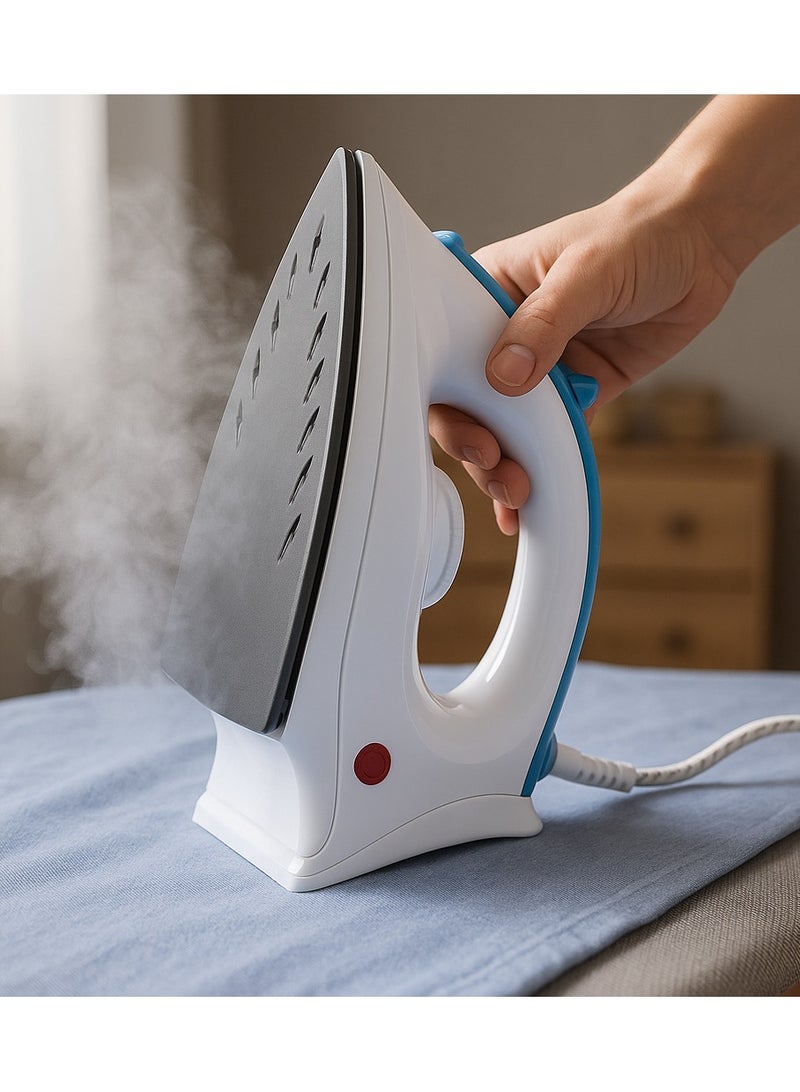 Panvil Steam Iron for Clothes – Compact Travel Iron with Rapid Heat-Up, Non-Stick PTFE Flat Plate, EU Plug, 220V–240V – Lightweight Handheld Iron for Home, Office & Travel - Image 2