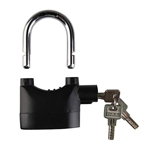 WIB WIB Siren Alarm Padlock AntiTheft Security System Door Motor Bike with Keys Lock - Image 2