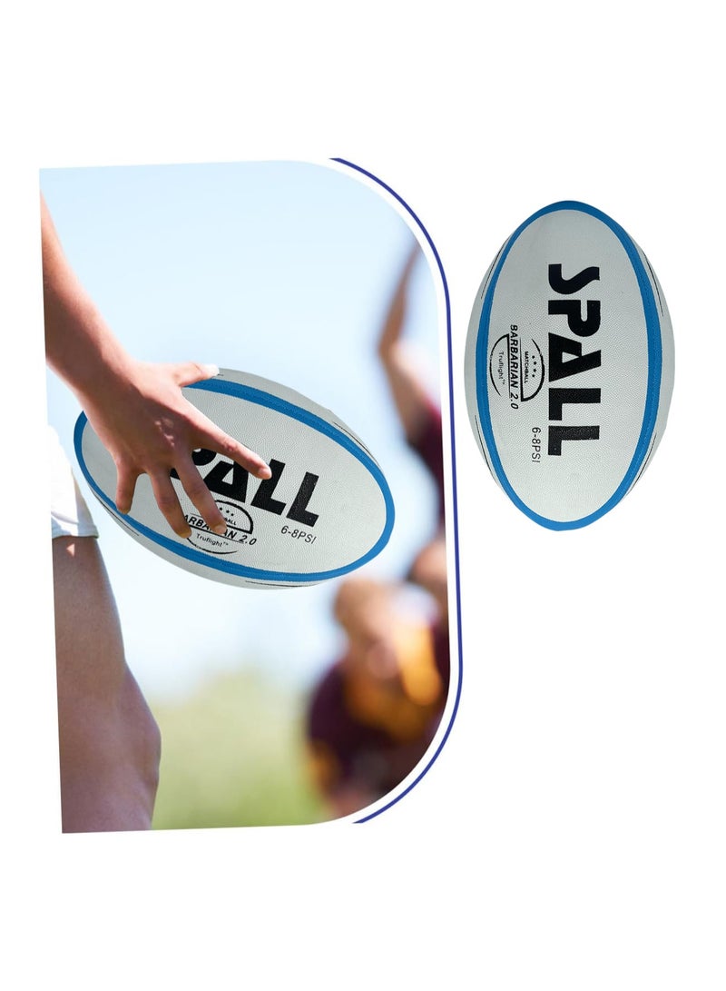 سبال كرة الرجبي للشباب والكبار، الرياضة في الهواء الطلق، احترافية من المطاط الصناعي، قبضة فائقة، شديدة التحمل ومتينة، كرات رسمية للتدريب القياسي لكرة القدم - Image 2