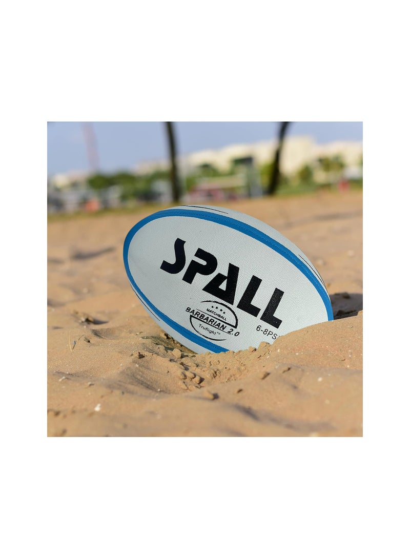 سبال كرة الرجبي للشباب والكبار، الرياضة في الهواء الطلق، احترافية من المطاط الصناعي، قبضة فائقة، شديدة التحمل ومتينة، كرات رسمية للتدريب القياسي لكرة القدم - Image 4