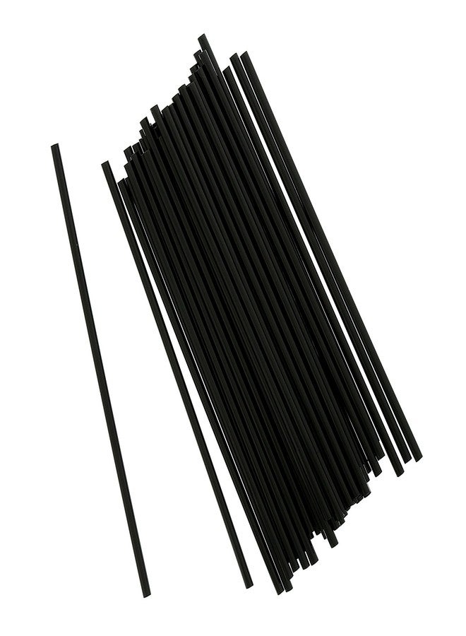 AmerCare 5 Inch Black Sip Straw/Stirrer, Case of 10,000 - Image 3