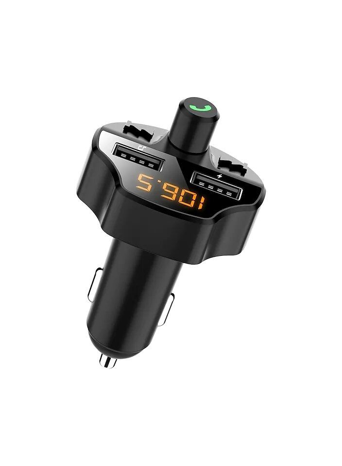 Bluetooth 5.0 FM Transmitter Car Kit MP3 Modulator Player Wireless Handsfree Audio Receiver - Image 2