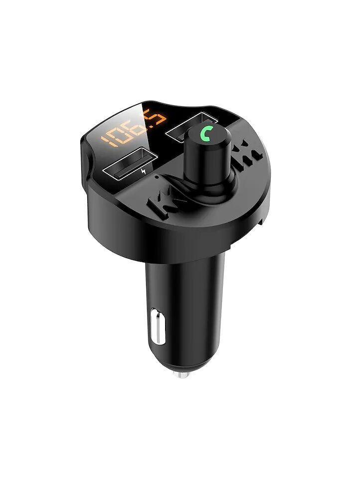 Bluetooth 5.0 FM Transmitter Car Kit MP3 Modulator Player Wireless Handsfree Audio Receiver - Image 1