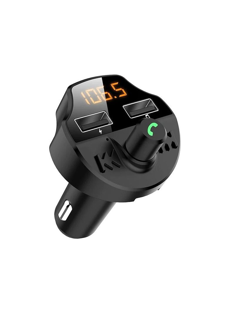 Bluetooth 5.0 FM Transmitter Car Kit MP3 Modulator Player Wireless Handsfree Audio Receiver - Image 3