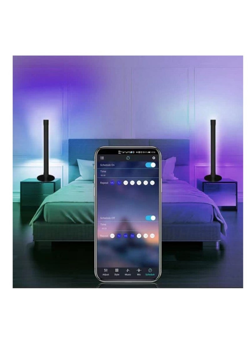 ELTRAZONE Smart RGB LED Light Bars, Ambient Lighting, Bluetooth Monitor Flow Light Bars with APP Control, Color Gaming Light Bar for TV/Room Decoration/Movie/PC.  - Image 3