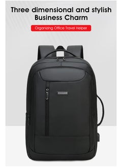 808 Business Professional Office Travel Laptop School Work Daily Use Backpack – Water-Resistant USB Charging Port Fits 15.6-inch Laptops - Black - pzsku/Z9952DD7292097212C037Z/45/_/1739629315/3479d4c2-8d83-46bc-97bf-99505ee468fc