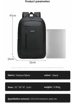 808 Business Professional Office Travel Laptop School Work Daily Use Backpack – Water-Resistant USB Charging Port Fits 15.6-inch Laptops - Black - pzsku/Z9952DD7292097212C037Z/45/_/1739629320/65191158-ea3b-4941-a4a8-8fcc15fc506c