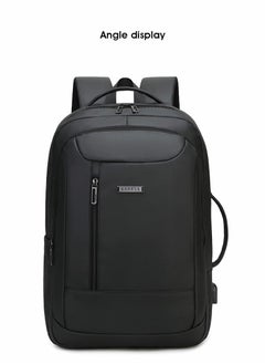 808 Business Professional Office Travel Laptop School Work Daily Use Backpack – Water-Resistant USB Charging Port Fits 15.6-inch Laptops - Black - pzsku/Z9952DD7292097212C037Z/45/_/1739629366/23add02b-2c8f-4c78-8112-4ee3a81f0171