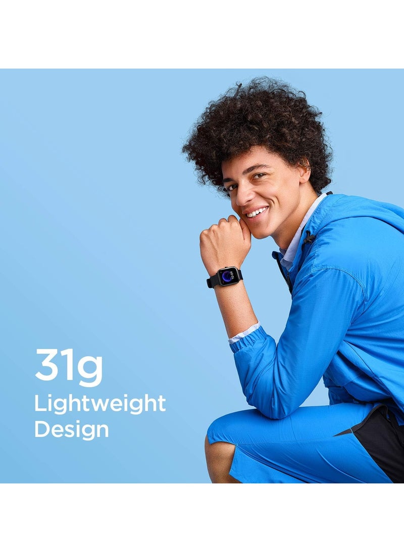 ريبنيو ساعة ذكية Bip U  للياقة البدنية، تتبع معدل ضربات القلب والنشاط طوال اليوم، مراقبة النوم، نظام تحديد المواقع العالمي المدمج، عمر بطارية يصل إلى 45 يومًا، بلوتوث - Image 5