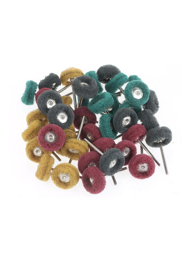 NIBEMINENT 40Pcs T-Type Mini Polishing Wheel Grinding Head Multicolor - Image 5