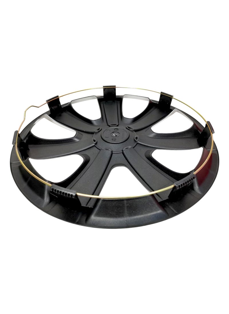 Generic - 15 Inch Wheel Cap with Universal Wheel Hubcaps Set of 4 Pcs Automotive Hub Snap-On Rings Wheel Cover - WJ-5085-A-15 - Image 1