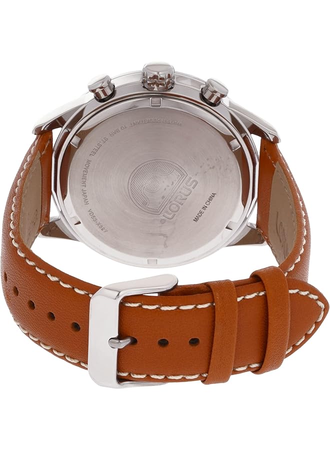 لوراس ساعة رياضية للرجال كوارتز أنالوج بسوار جلدي Rt309Hx9 - Image 2