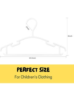 Scrolls 30 Pieces-Baby Clothes Hangers Nonslip Children Coat Hangers Plastic Nursery Hangers With Notched Shoulder For Babies Toddlers Kids Clothes Hanger,suit hanger  - Image 2