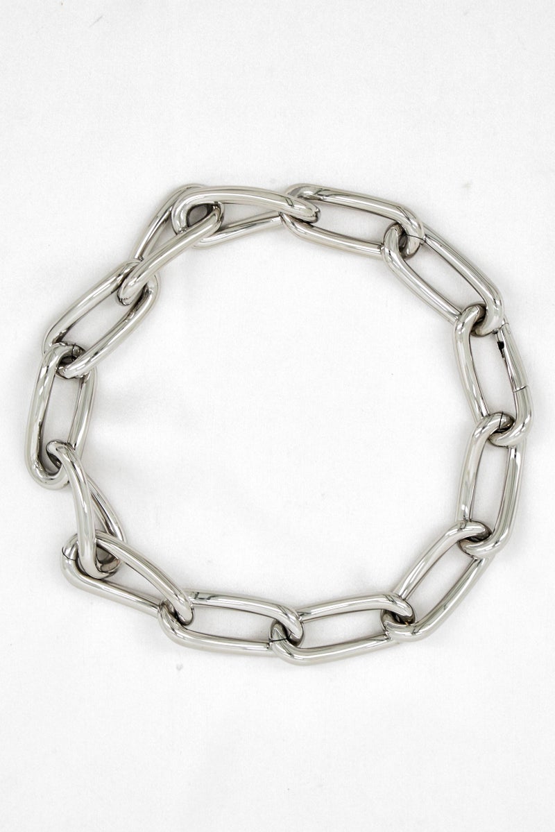 BOSS Women Stainless Steel Fashionable Necklace, Silver  - Image 2