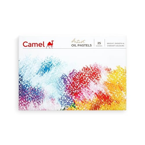 Camlin Camel Camlin Kokuyo Artist Oil Pastels 25 Shades (Multicolor) - Image 1