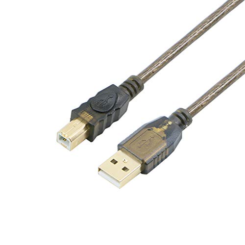 PASOW USB 2.0 Cable A Male to B Male Cable for Printer Scanner (50 Feet) - Image 1