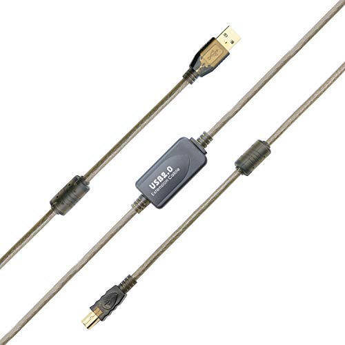 PASOW USB 2.0 Cable A Male to B Male Cable for Printer Scanner (50 Feet) - Image 3