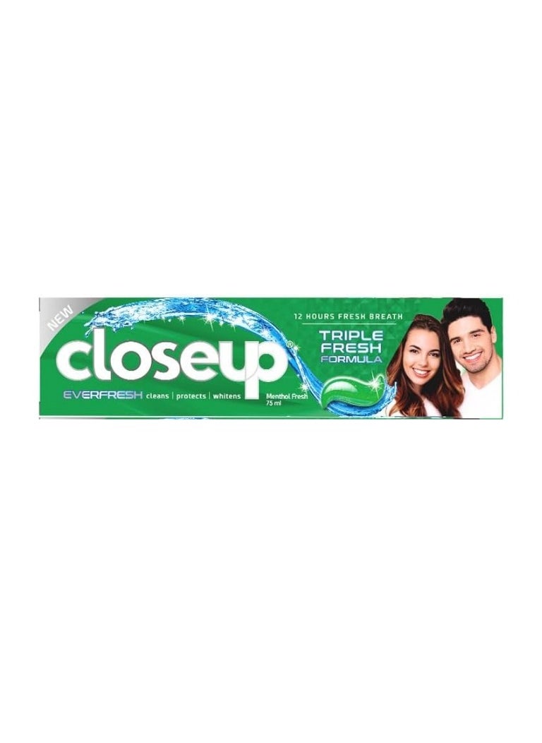 Closeup Menthol Triple Fresh Formula Gel Toothpaste 75ml  - Image 1