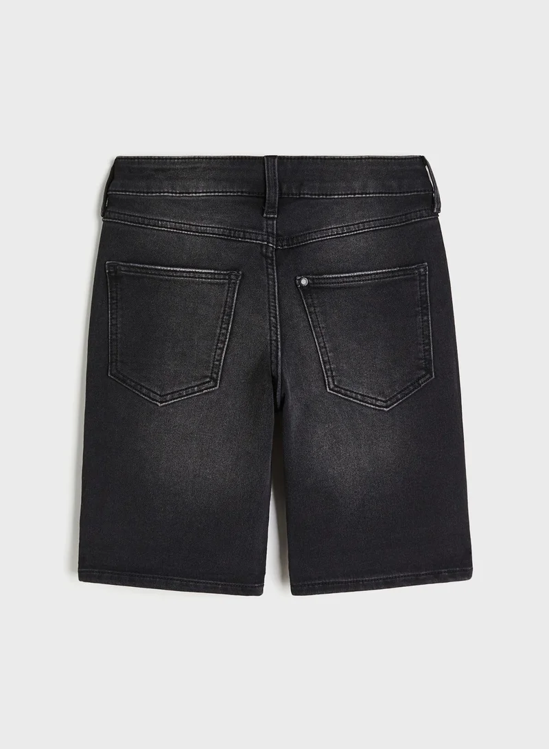 اتش اند ام Kids Denim Slim Shorts