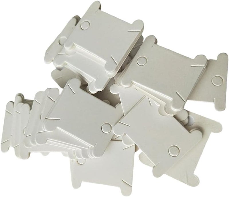 klarako200Pcs Cardboard Floss Bobbins Cross Stitch Thread Bobbin Winding Card - Image 1