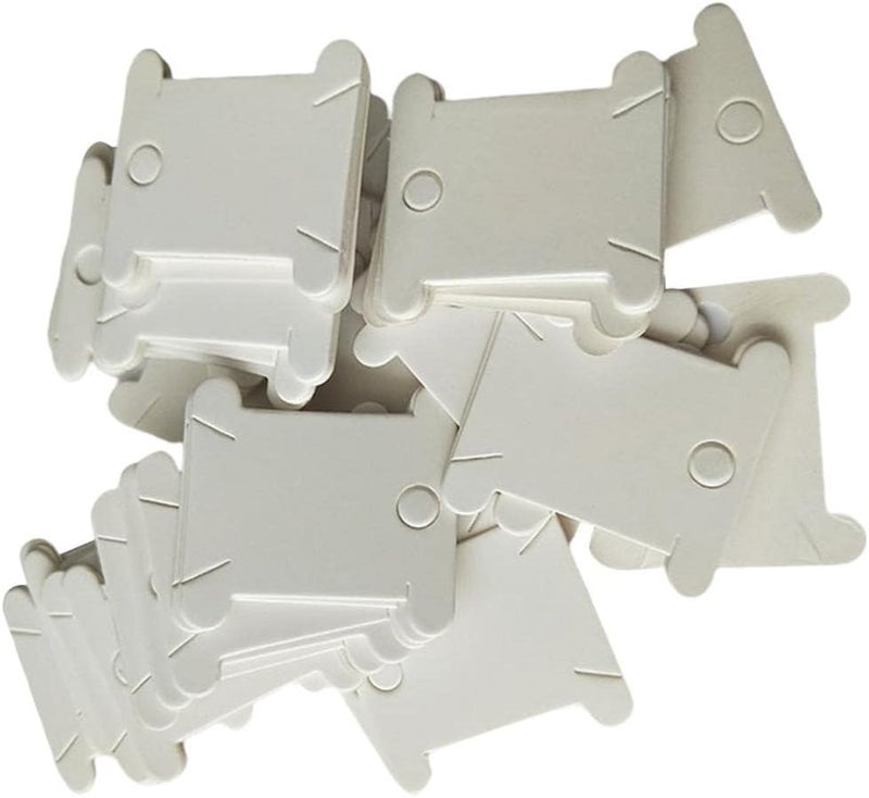 klarako200Pcs Cardboard Floss Bobbins Cross Stitch Thread Bobbin Winding Card - Image 3