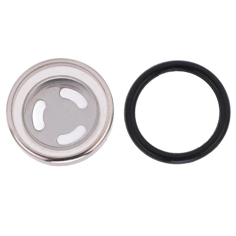 Universal Motorcycle Brake Clutch Master Cylinder Reservoir Sight Glass 18mm - Image 2