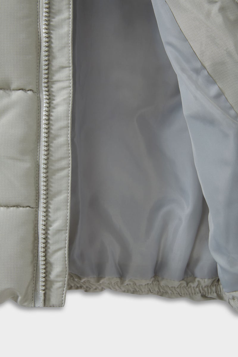 DeFacto Grey BabyBoy Baby Boy Waterproof Zipper Hooded Puffer Jacket Casual - Image 3