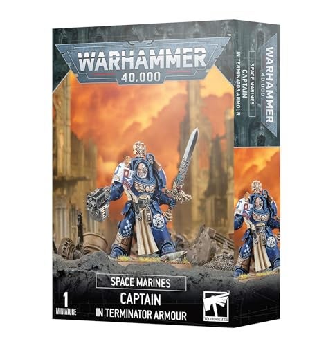 WARHAMMER Games Workshop - Warhammer 40,000 - Space Marines: Captain In Terminator Armour - Image 2