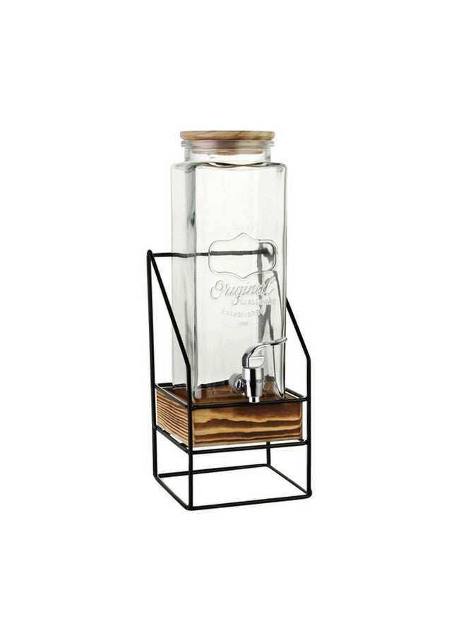Bien Servi High Quality Glass Dispenser with Iron Stand Multicolor 2.3 L 238118A - Image 2