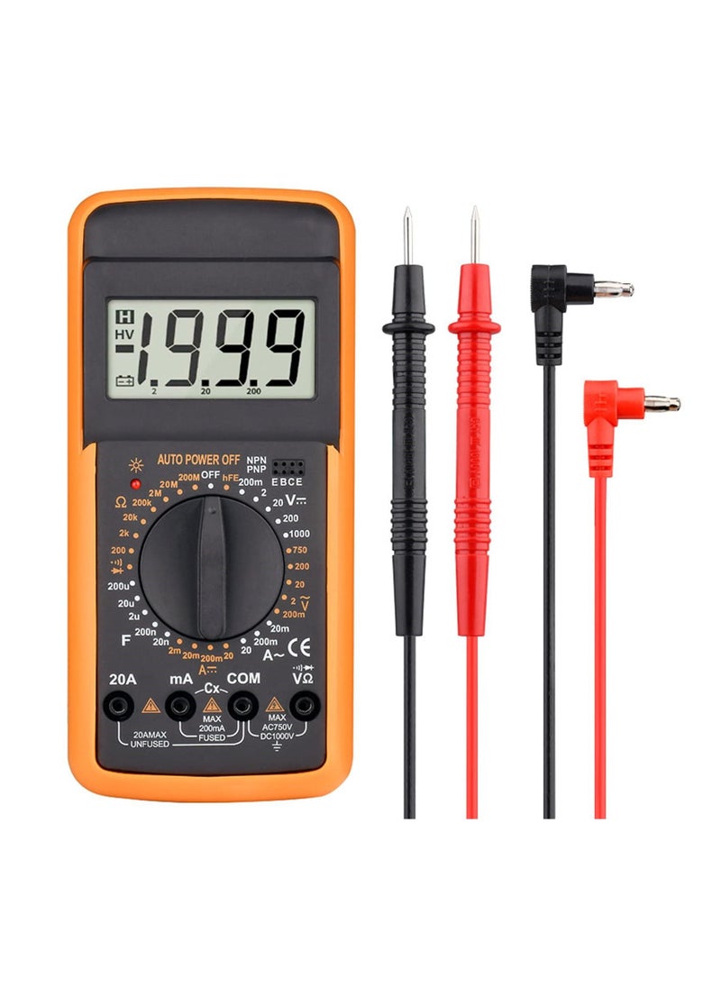 Generic AC/DC Professional Electric Handheld Tester Meter Digital Multimeter  - Image 1
