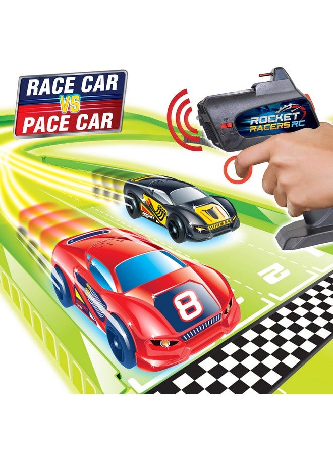 Ontel Magic Tracks Rocket Racers Remote Controlled Race Car Vs Pace Car Track Set (Mtrr-Mc4/2) - Image 3
