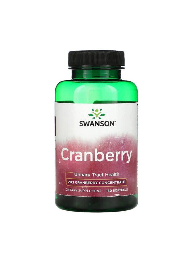 Cranberry, 180 Softgels