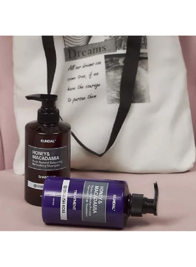 كاندال علاج كوندال بالبروتين والعسل والمكاديميا 500 مل - الوردة الإنجليزية - Image 2