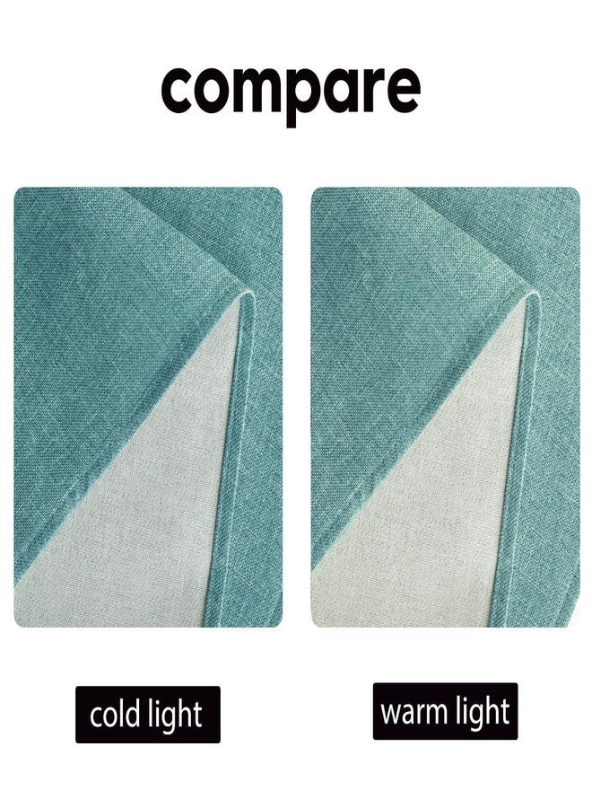 Artoid Mode Turquoise Aqua Table Runner, Seasonal Summer Washable Kitchen Dining Table Decoration for Home Party Decor 13x72 Inch - Image 5