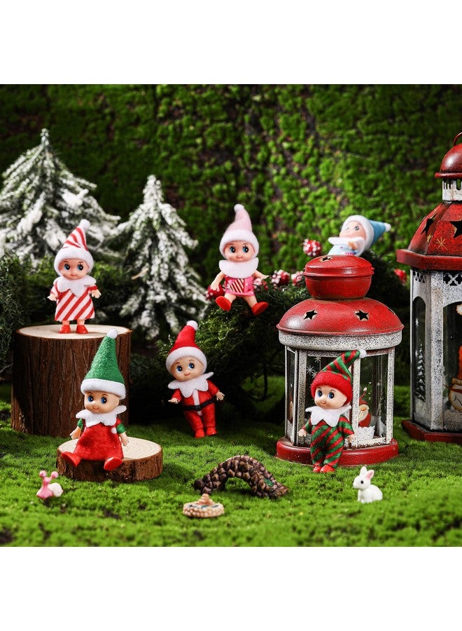 Leitee Tiny Elf Doll Mini Elves Cute Plush Elf Toy Miniature Elf Decoration New Year Stuffed Stocking (24 Pcs) - Image 4