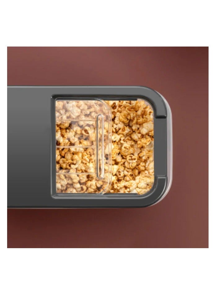 dunya Dunya Plastic 16L Side Storage Container With Top Opening Clear Lid -Turkey made-Beige Cover - Image 3