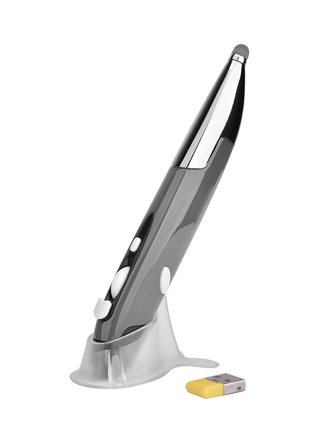 PR-06 2.4Ghz Wireless Optical Touch-pen Mouse Silver/Grey - Image 1