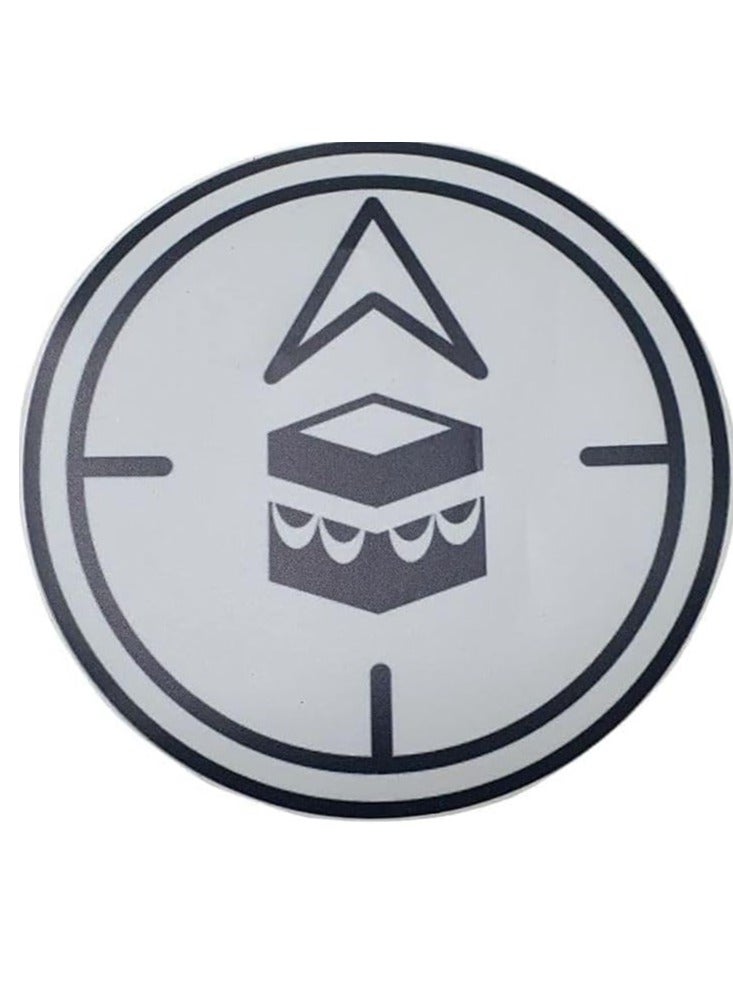 RYN Qibla Sign for Praying  3pcs Bundle of Vinyl Sticker Signage to indicate Qibla Vinyl Decal Stickers for Muslim Kaaba  ROUND A - Image 2