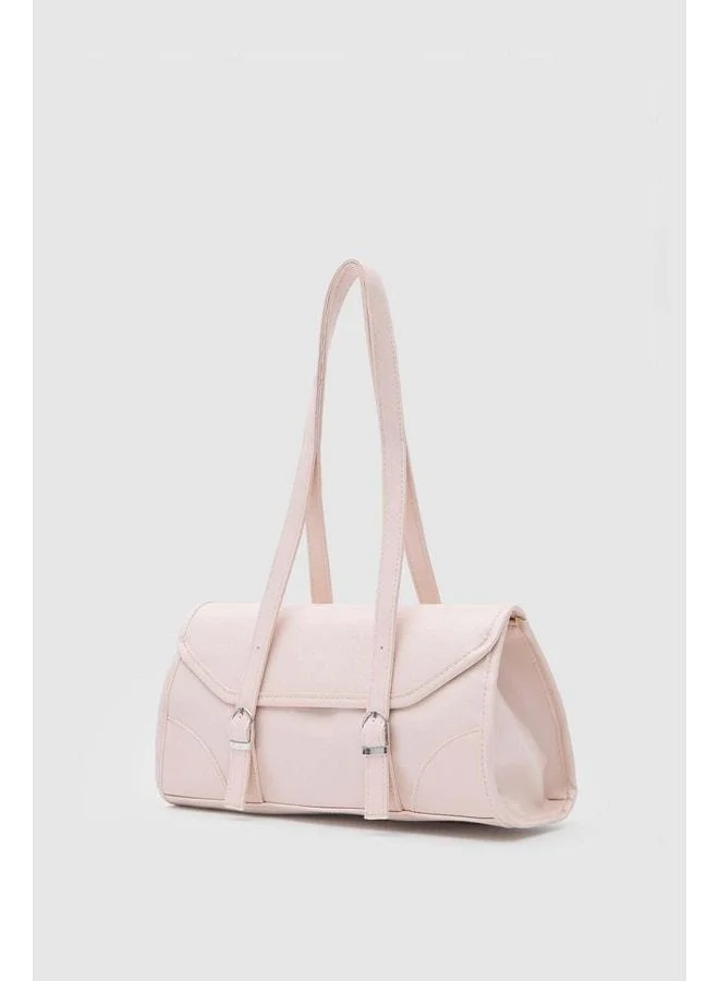 شولي باجس حقيبة Lue Vintage Baget باللون الوردي الفاتح.