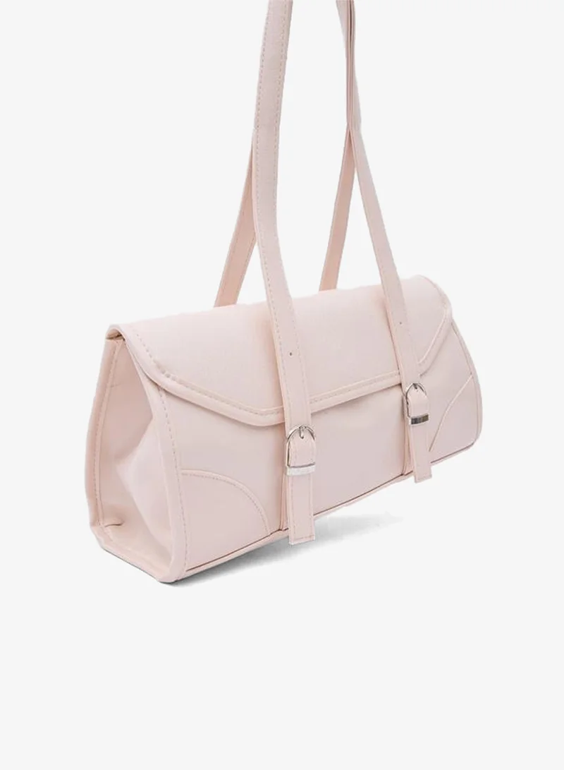 Shule Bags  Lue Vintage Baget Bag in Powder Pink. for Women | Best Price UAE